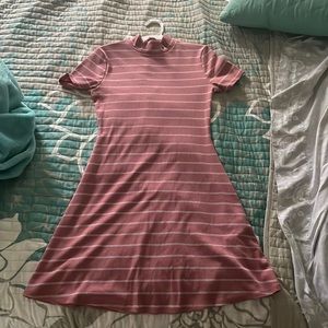 Forever 21 Medium Pink and White striped dress